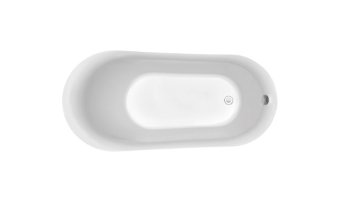 Ванна акриловая Aquatek ЛАГУНА AQ-K133778WT 170х80 отдельностоящая овальная с ножками - фото 3